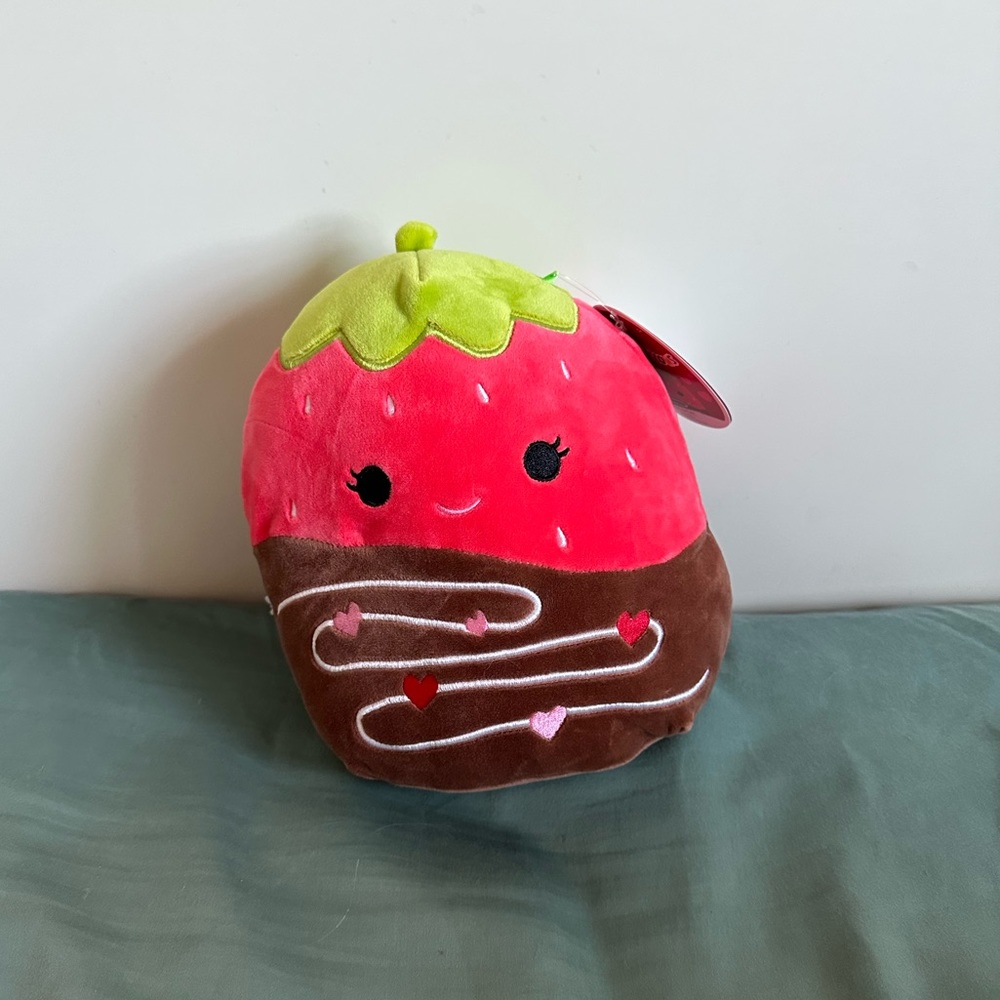 Scarlet the chocolate covered strawberry squishmallow 8”
